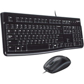Logitech Mk120 Desktop Wire Kit ( Keyboard And Mouse ) Usb Arabic / English Black - CompuMe